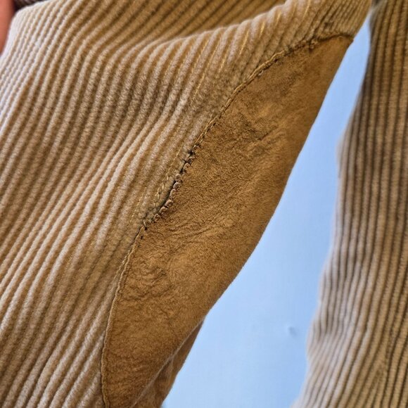 Vintage Cavender's 44XL Western Brown Corduroy Mens Blazer Sport Coat Elbow Patc - Picture 12 of 16